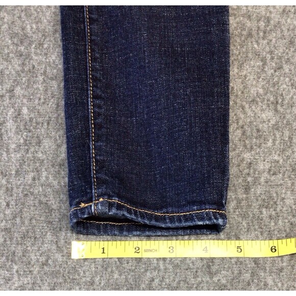 American Eagle Sz 00 Jegging Super Stretch Denim Skinny Jeans Dark - Picture 3 of 10